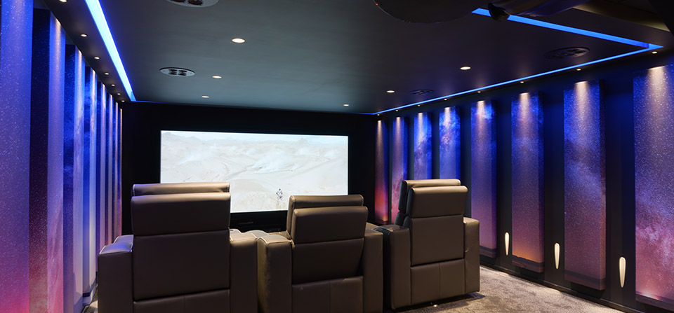 Quest End Dedicated cinema room at Maidenhead